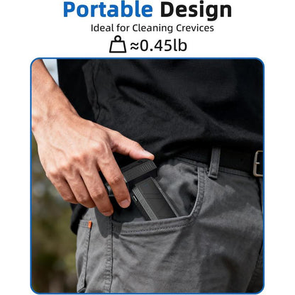 Electric Compressed Air Duster, Electric Air Duster Super Power 110000RPM, 3-Gear Adjustable Mini Duster Blower with Fast Charging, Cordless Air Blower for Computer, Keyboard, Car Cleaning, Houses, Outdoor, Christmas Gift, Gift for Women and Men